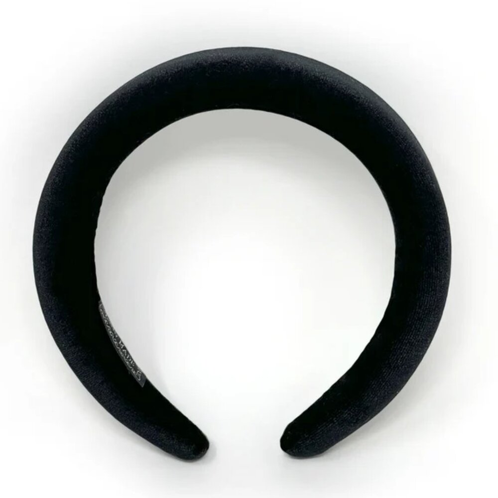 Black Padded Headband - Women Accessories Hair by